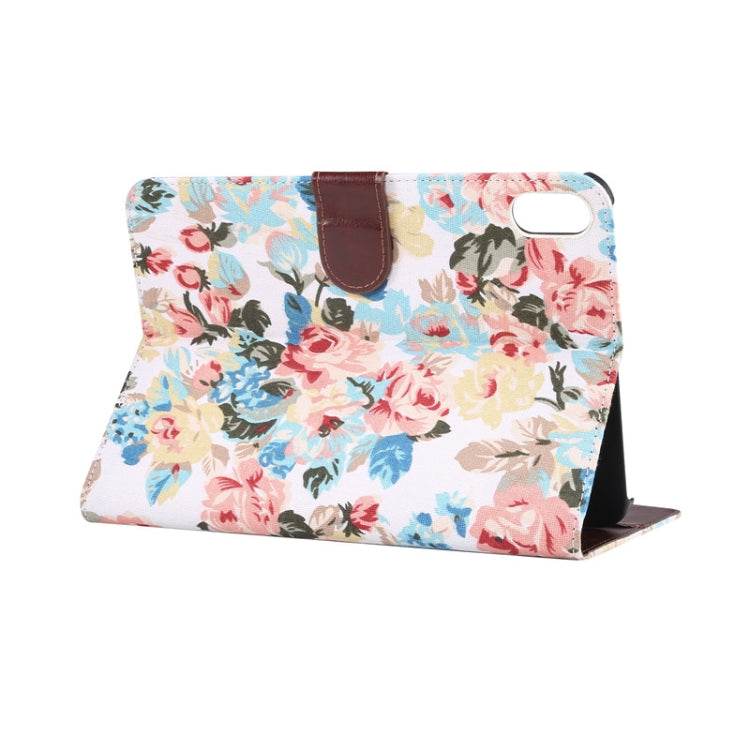 Flowers Cloth Smart Leather Tablet Case, For iPad mini 6 / mini 2024