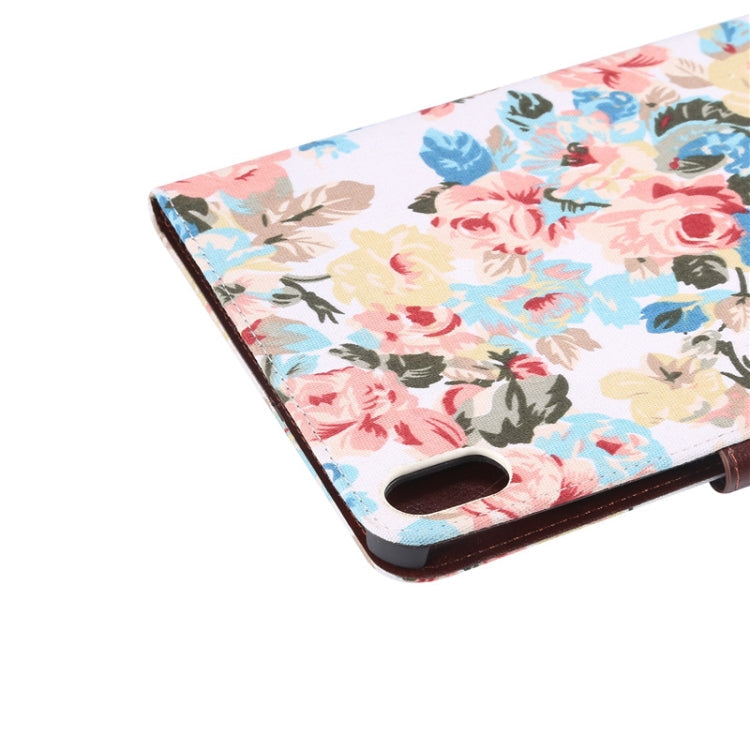 Flowers Cloth Smart Leather Tablet Case, For iPad mini 6 / mini 2024