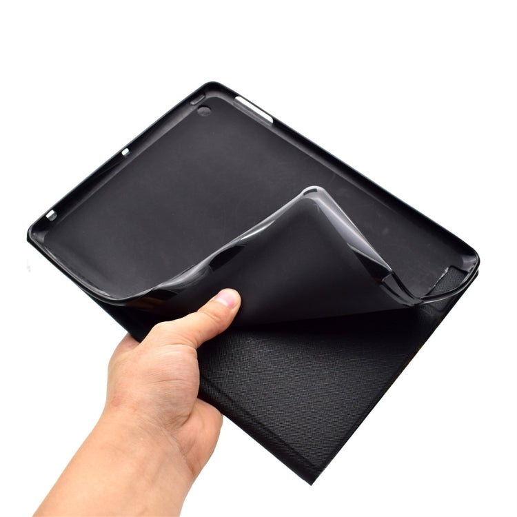 TPU Horizontal Flip Leather Case with Holder & Card Slot & Sleep / Wake-up Function, For iPad 4, For iPad 10.2 / 10.5, For iPad 9.7 (2017)