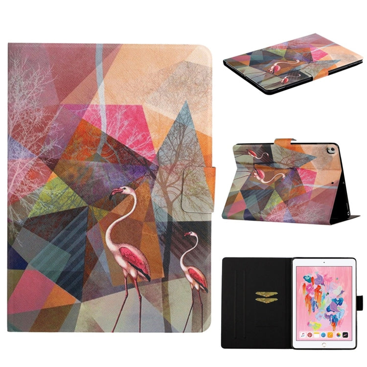 TPU Horizontal Flip Leather Case with Holder & Card Slot & Sleep / Wake-up Function, For iPad 4, For iPad 10.2 / 10.5, For iPad 9.7 (2017)