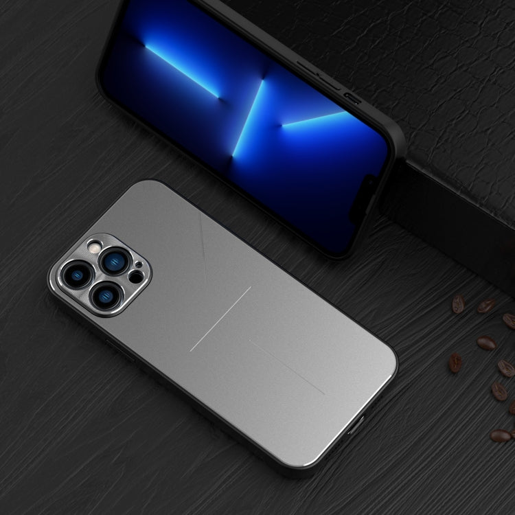 R-JUST RJ-52 3-Line Style Metal TPU Shockproof Protective Case, For iPhone 13, For iPhone 13 Pro, For iPhone 13 Pro Max, For iPhone 12, For iPhone 12 Pro, For iPhone 12 Pro Max, For iPhone 11 Pro Max