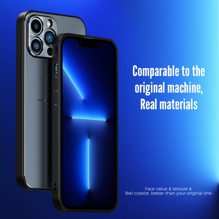 R-JUST RJ-52 3-Line Style Metal TPU Shockproof Protective Case, For iPhone 11 Pro
