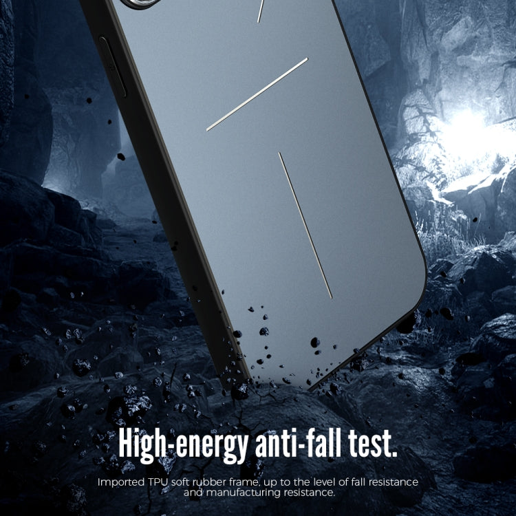 R-JUST RJ-52 3-Line Style Metal TPU Shockproof Protective Case, For iPhone 11 Pro