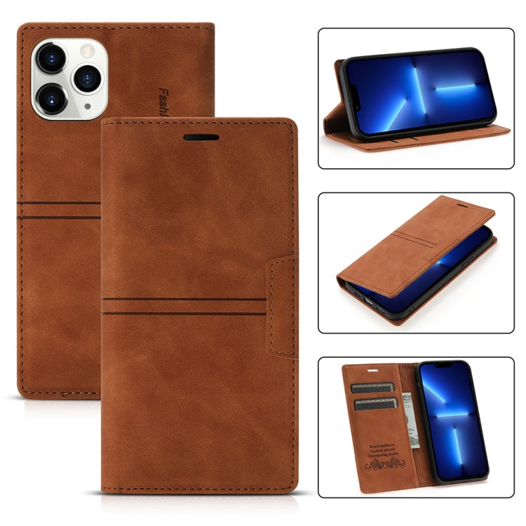 Dream Magnetic Suction Business Horizontal Flip PU Leather Case with Holder & Card Slot & Wallet, For iPhone 11 Pro, For iPhone 11 Pro Max, For iPhone X / XS, For iPhone XR