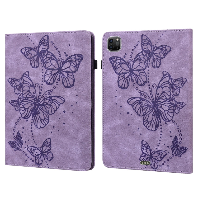 Embossed Butterfly Pattern Horizontal Flip Leather Tablet Case, For iPad mini 2024 / mini 6, For iPad Pro 11 2022 / 2021 / Air 4, For iPad 10.2 / Air 10.5 2019, For iPad mini 5 / 4 / 3 / 2 / 1