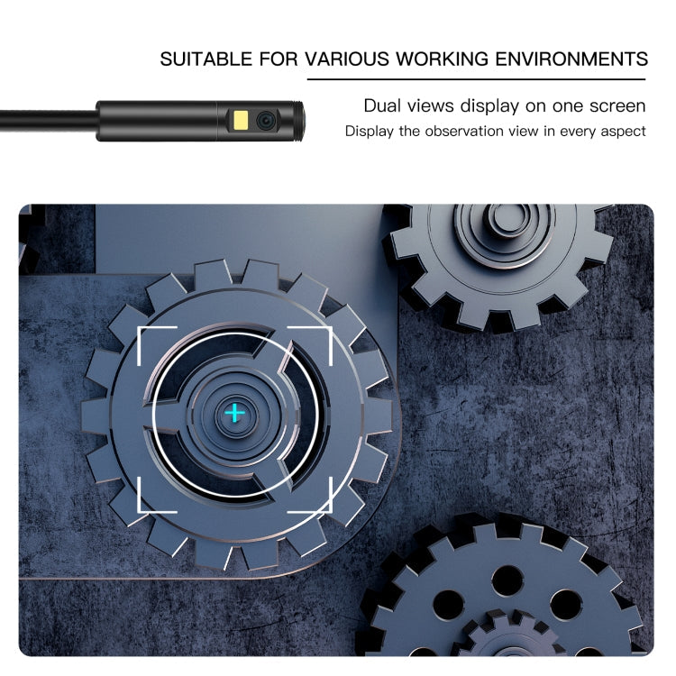 AN100 3 in 1 IP68 Waterproof USB-C / Type-C + Micro USB + USB Dual Cameras Industrial Didital Endoscope with 9 LEDs, Support Android System, Lens Diameter: 8mm, 1m Soft Cable, 2m Soft Cable, 3.5m Soft Cable, 5m Soft Cable, 10m Soft Cable, 1m Hard Cable...