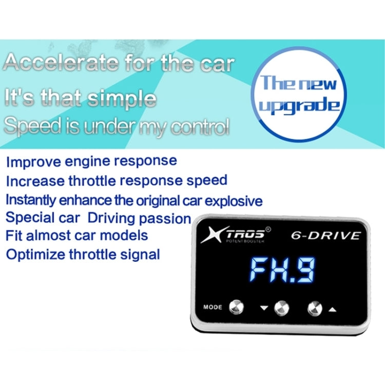 TROS TS-6Drive Potent Booster Electronic Throttle Controller, For Ford Ecosport 2018-