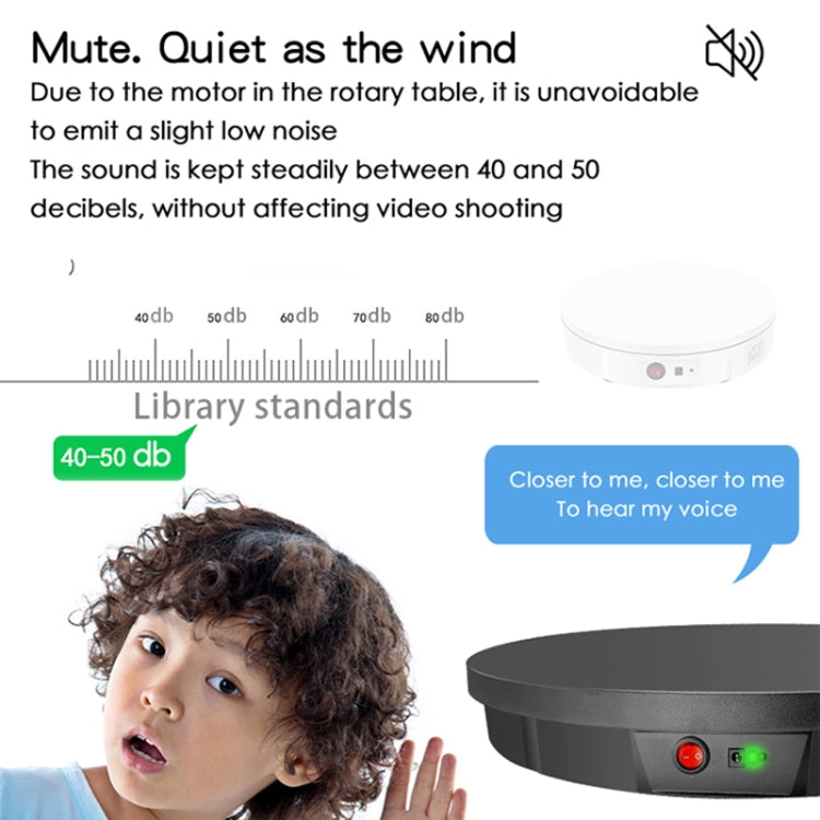 52cm Remote Control Electric Rotating Turntable Display Stand Video Shooting Props Turntable, Charging Power, 52cm, Charging Power,US Plug, 52cm, Charging Power,EU Plug, 52cm, Charging Power,AU Plug, 52cm, Charging Power,UK Plug                        ...