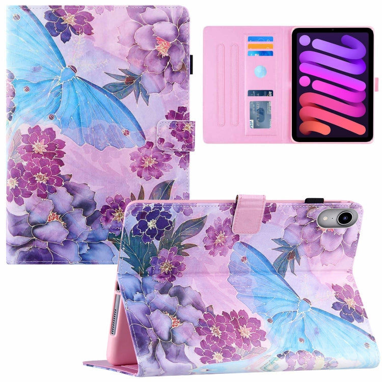 Silk Texture Horizontal Flip Tablet Leather Case with Holder & Card Slot & Sleep / Wake-up Function, For iPad mini 2024 / mini 6