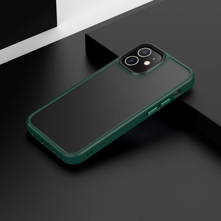 Frosted Back Shockproof Phone Case, For iPhone 11 Pro Max, For iPhone 12 mini