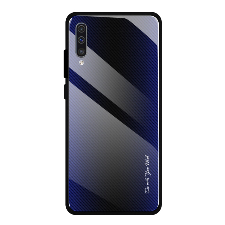 Texture Gradient Glass Protective Case, For Galaxy A20 / A30, For Galaxy A50, For Galaxy A80 / A90, For Galaxy Note 9