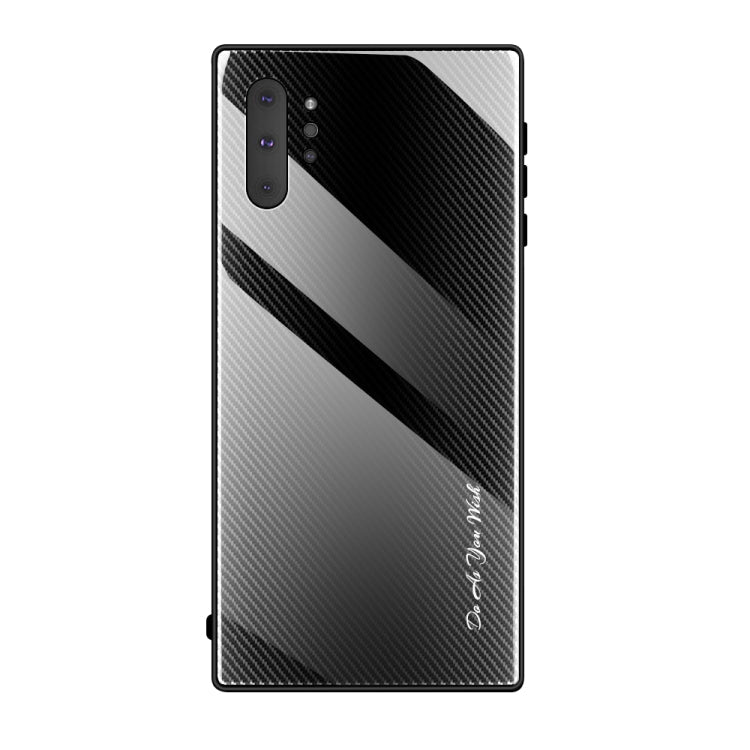 Texture Gradient Glass Protective Case, For Galaxy Note 10 Pro, For Galaxy S10, For iPhone SE 2022 / SE 2020 / 8 / 7, For iPhone XS Max