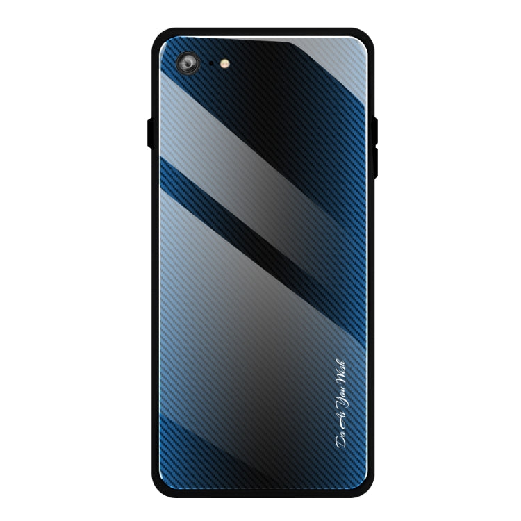 Texture Gradient Glass Protective Case, For Galaxy Note 10 Pro, For Galaxy S10, For iPhone SE 2022 / SE 2020 / 8 / 7, For iPhone XS Max