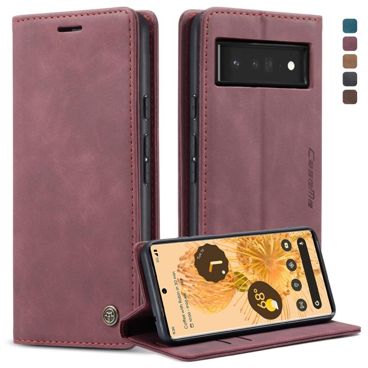 CaseMe 013 Multifunctional Horizontal Flip Leather Phone Case with Card Slot & Holder & Wallet, For Google Pixel 6 Pro, For Google Pixel 6