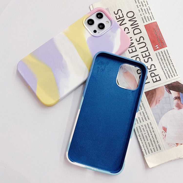 Colorful Liquid Silicone Phone Case, For iPhone 13 Pro Max