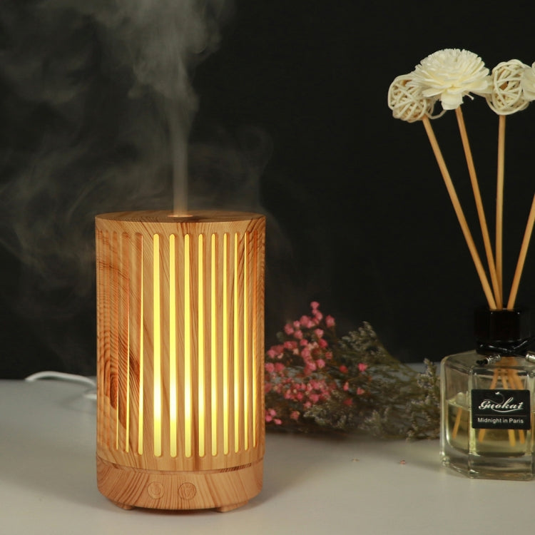 200ml Hollow-out Forest Pattern Wooden Essential Oil Aromatherapy Machine Ultrasonic Humidifier, USB, AU Plug, UK Plug, US Plug