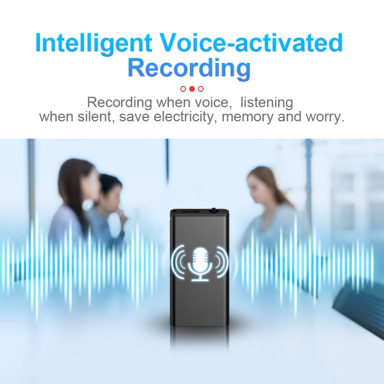 Q1 Intelligent HD Noise Reduction Voice Control Recorder, 8GB, 16GB, 32GB