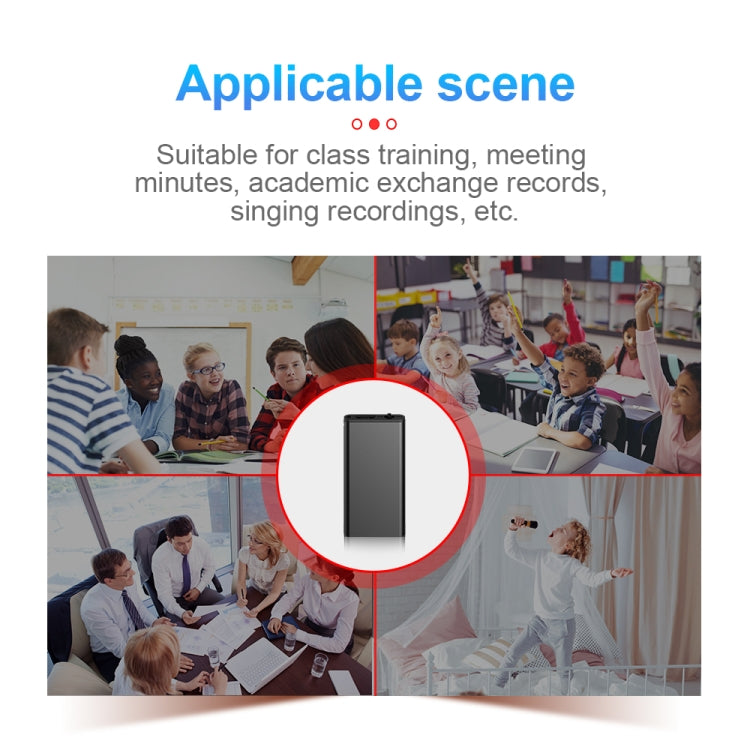 Q1 Intelligent HD Noise Reduction Voice Control Recorder, 8GB, 16GB, 32GB