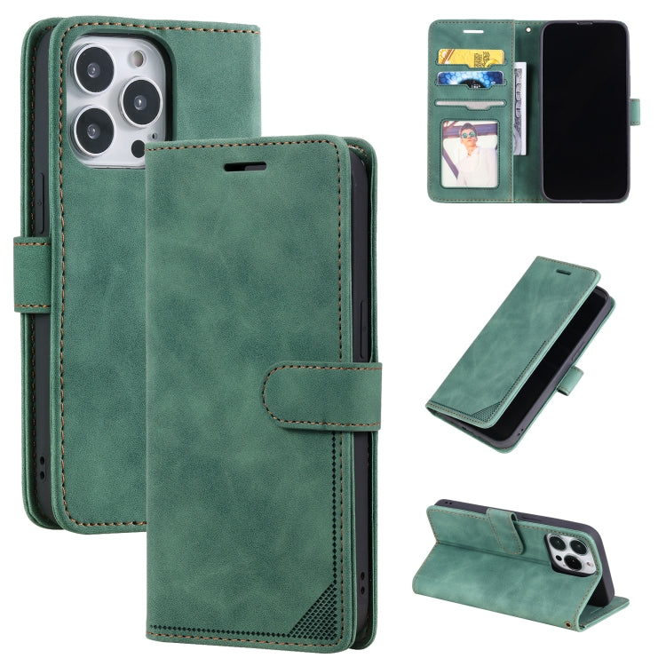 Skin Feel Anti-theft Brush Horizontal Flip Leather Phone Case, For iPhone13 Pro Max, For iPhone13 Pro, For iPhone13, For iPhone13 mini