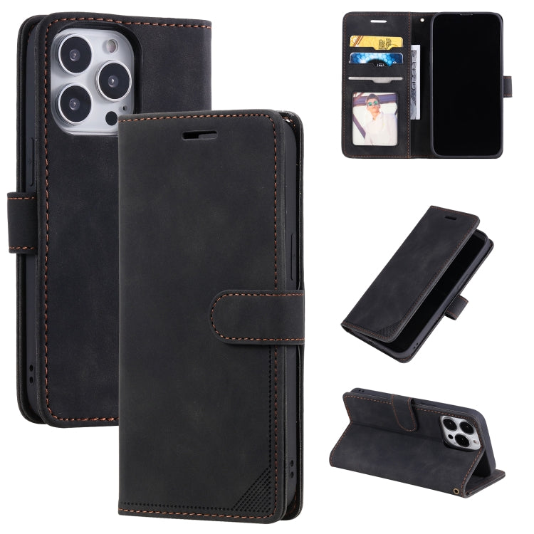 Skin Feel Anti-theft Brush Horizontal Flip Leather Phone Case, For iPhone13 Pro Max, For iPhone13 Pro, For iPhone13, For iPhone13 mini