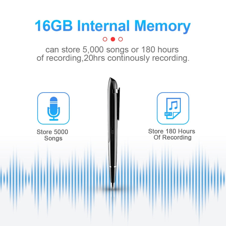 Q9 AI Intelligent High-definition Noise Reduction Conference Recording Pen Voice Control Recorder, 4GB, 8GB, 16GB, 32GB
