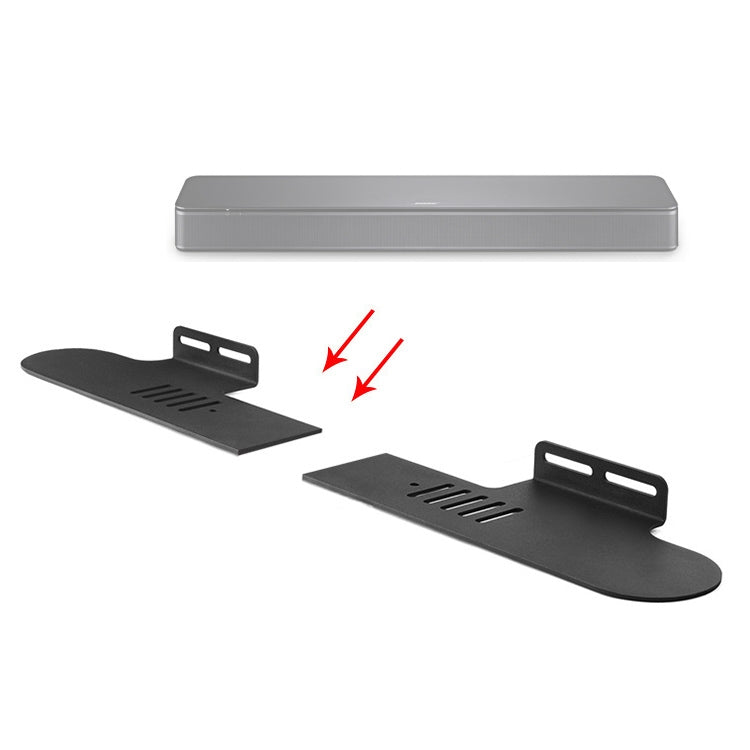 Split Sound Bar Wall-mount Bracket, For Ohayo H6 / H8, For Amoi U2 / U5 / U6 / U7, For Garinemax Speaker, For Sansui 91W, For DENON DHT-S316, For BOSE TV Speaker, For Edifier B3 / B7 / B8
