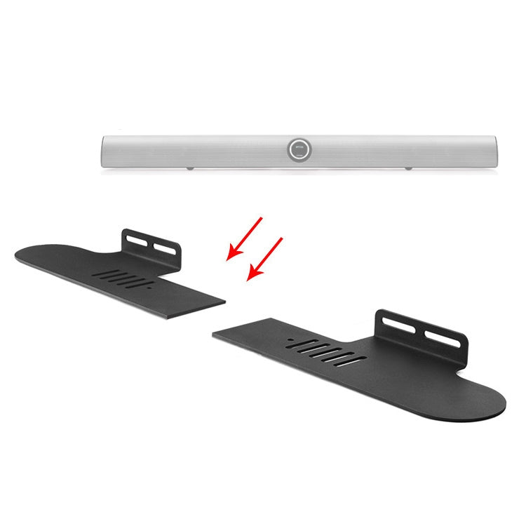 Split Sound Bar Wall-mount Bracket, For Ohayo H6 / H8, For Amoi U2 / U5 / U6 / U7, For Garinemax Speaker, For Sansui 91W, For DENON DHT-S316, For BOSE TV Speaker, For Edifier B3 / B7 / B8