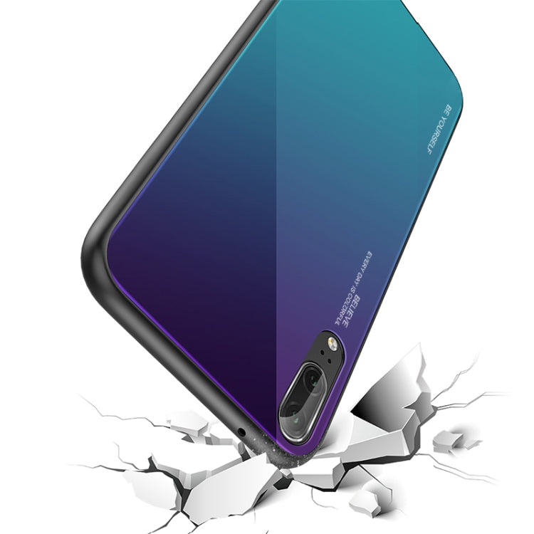 Gradient Color Glass Case, For Huawei P20, For OPPO F11 Pro, For OPPO Find X