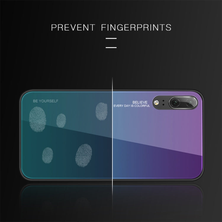 Gradient Color Glass Case, For Huawei P20, For OPPO F11 Pro, For OPPO Find X
