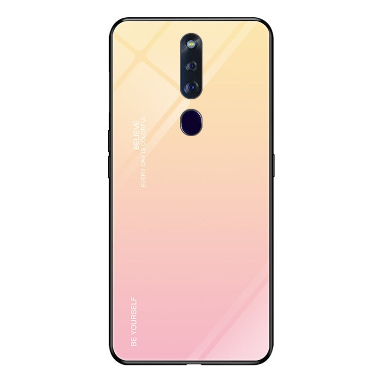 Gradient Color Glass Case, For Huawei P20, For OPPO F11 Pro, For OPPO Find X