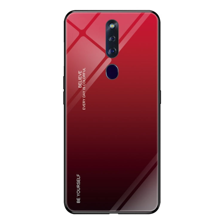 Gradient Color Glass Case, For Huawei P20, For OPPO F11 Pro, For OPPO Find X