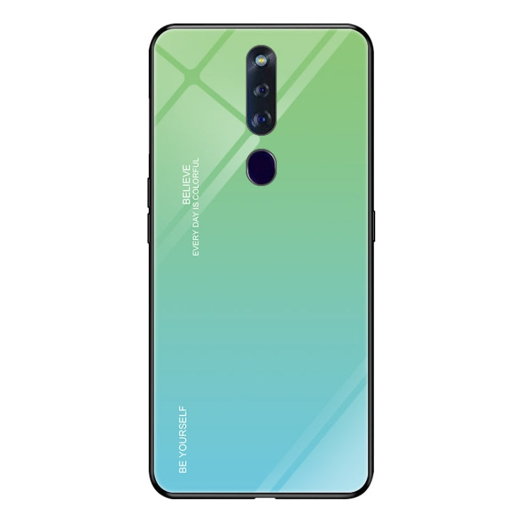 Gradient Color Glass Case, For Huawei P20, For OPPO F11 Pro, For OPPO Find X