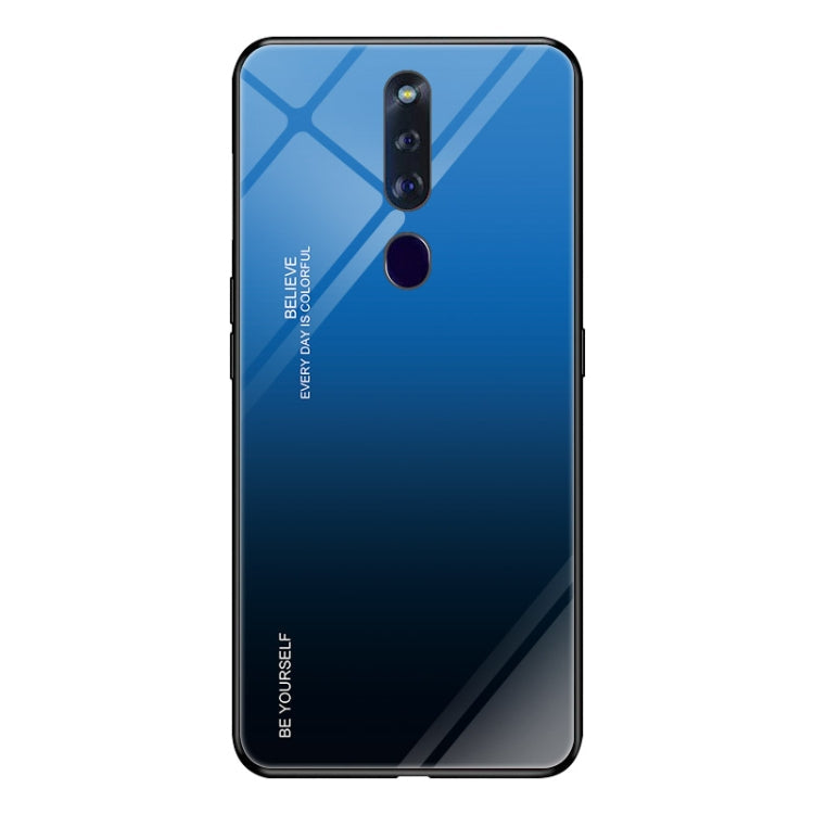 Gradient Color Glass Case, For Huawei P20, For OPPO F11 Pro, For OPPO Find X