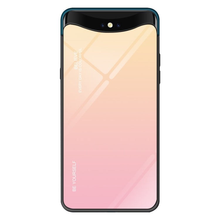 Gradient Color Glass Case, For Huawei P20, For OPPO F11 Pro, For OPPO Find X