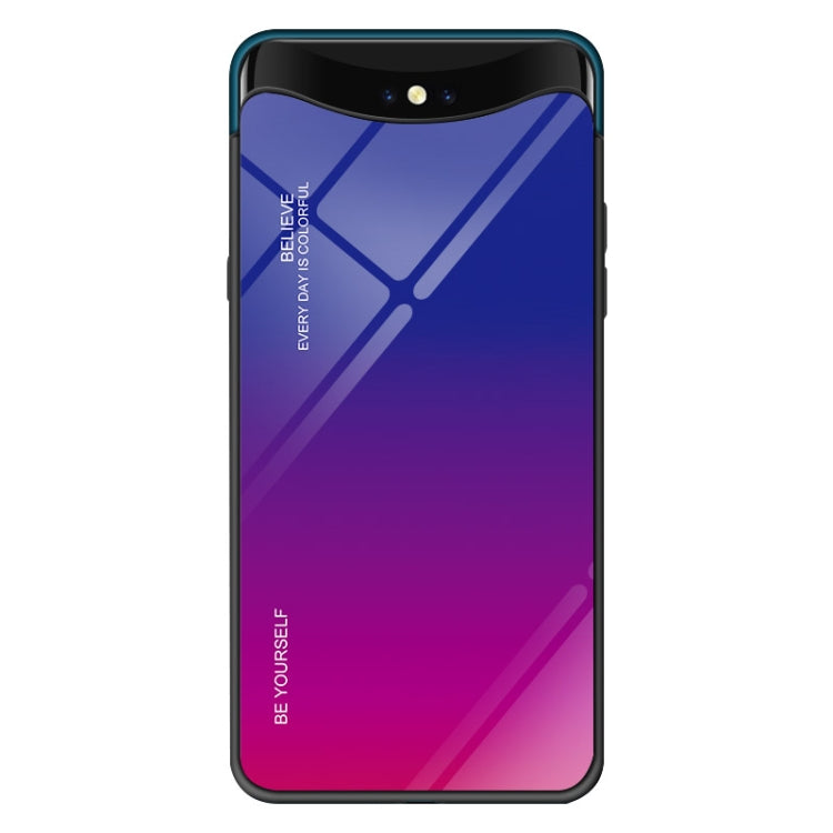 Gradient Color Glass Case, For Huawei P20, For OPPO F11 Pro, For OPPO Find X
