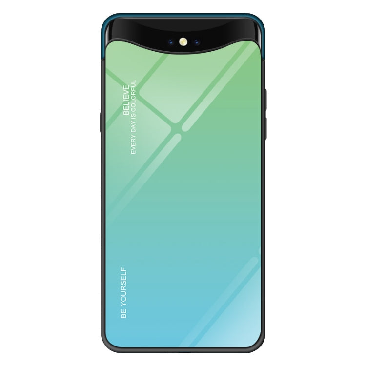 Gradient Color Glass Case, For Huawei P20, For OPPO F11 Pro, For OPPO Find X