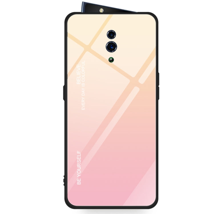 Gradient Color Glass Case, For OPPO Reno, For Galaxy S8, For Vivo IQOO