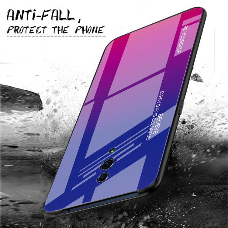 Gradient Color Glass Case, For OPPO Reno, For Galaxy S8, For Vivo IQOO