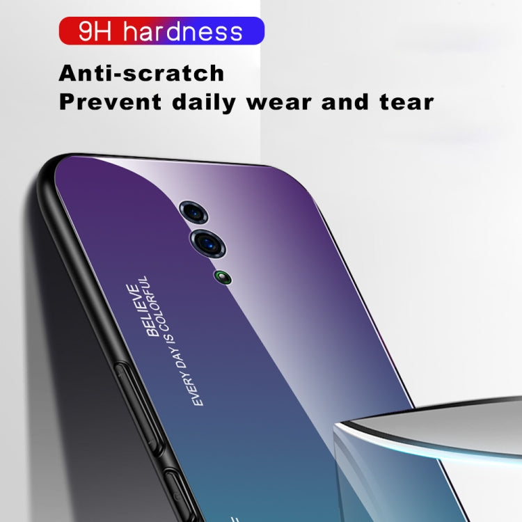 Gradient Color Glass Case, For OPPO Reno, For Galaxy S8, For Vivo IQOO