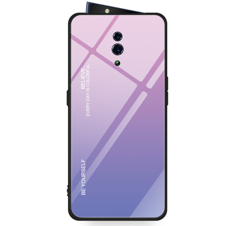 Gradient Color Glass Case, For OPPO Reno, For Galaxy S8, For Vivo IQOO