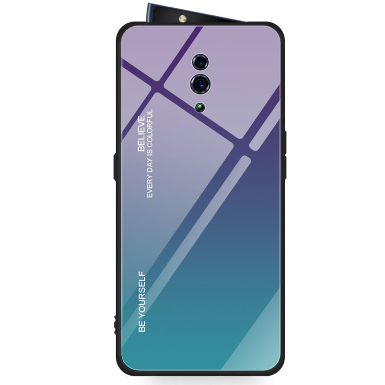 Gradient Color Glass Case, For OPPO Reno, For Galaxy S8, For Vivo IQOO