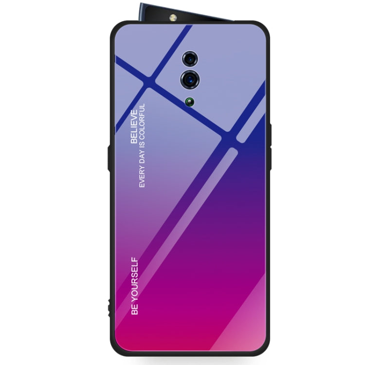 Gradient Color Glass Case, For OPPO Reno, For Galaxy S8, For Vivo IQOO