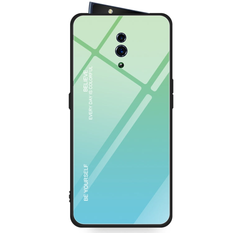 Gradient Color Glass Case, For OPPO Reno, For Galaxy S8, For Vivo IQOO