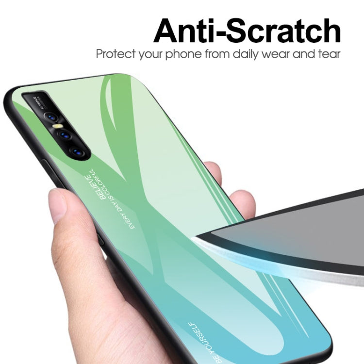 Gradient Color Glass Case, For VIVO V15 Pro, For VIVO X27, For Xiaomi Mi CC9