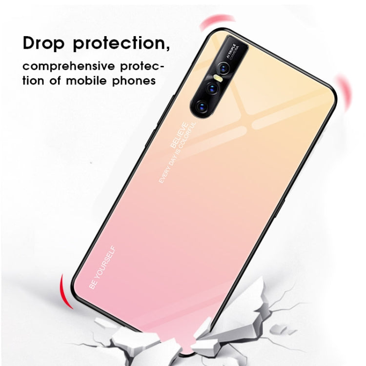 Gradient Color Glass Case, For VIVO V15 Pro, For VIVO X27, For Xiaomi Mi CC9
