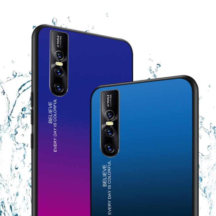 Gradient Color Glass Case, For VIVO V15 Pro, For VIVO X27, For Xiaomi Mi CC9