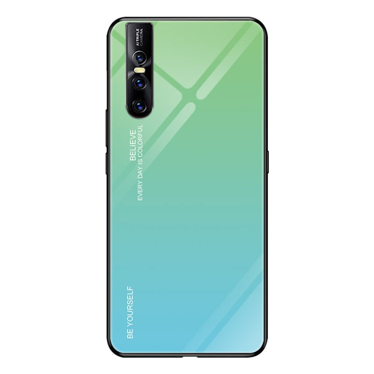 Gradient Color Glass Case, For VIVO V15 Pro, For VIVO X27, For Xiaomi Mi CC9