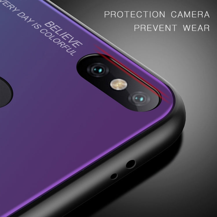 Gradient Color Glass Case, For Xiaomi Mi Mix, For Huawei Y7 (2019), For Huawei Enjoy 9s
