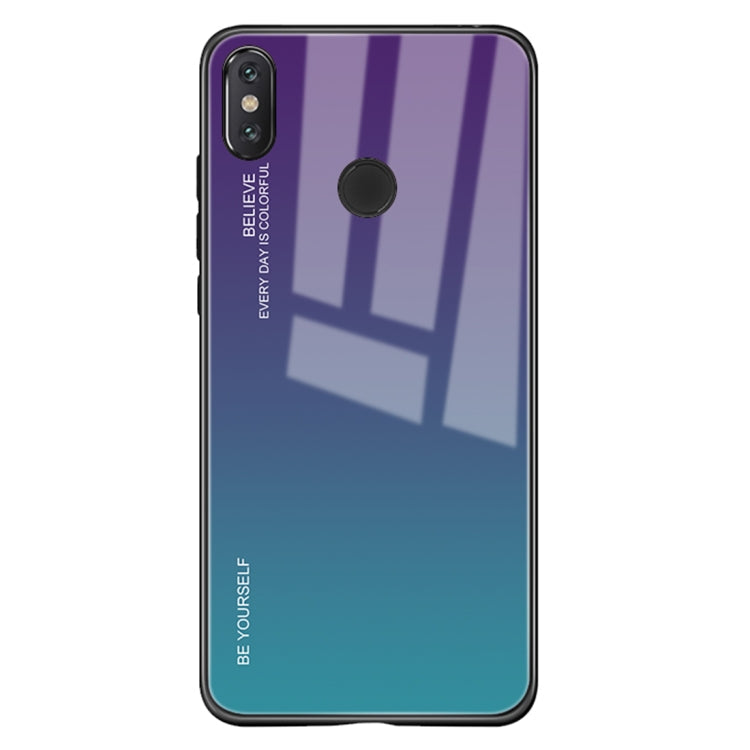 Gradient Color Glass Case, For Xiaomi Mi Mix, For Huawei Y7 (2019), For Huawei Enjoy 9s