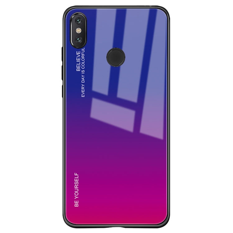 Gradient Color Glass Case, For Xiaomi Mi Mix, For Huawei Y7 (2019), For Huawei Enjoy 9s